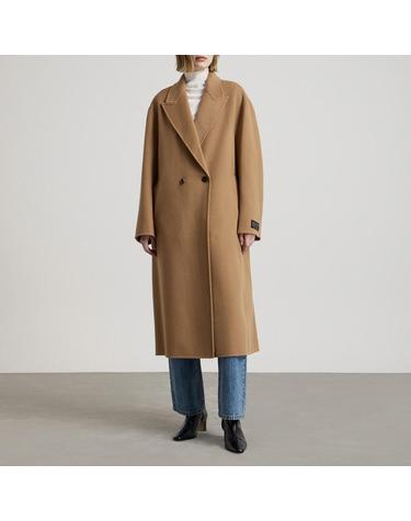 [컴젠] 여성 핸드메이드 더블코트 CAMEL