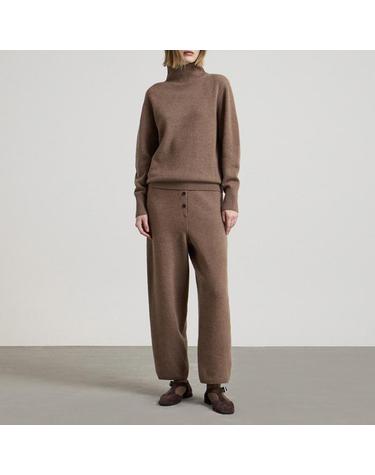 [컴젠] 여성 홀가먼트 스웨터 팬츠 BROWN