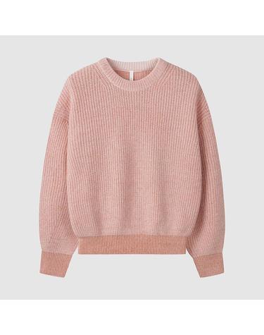 [컴젠] 여성 라운드넥 하찌 풀오버 BABY PINK
