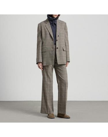 [컴젠] 여성 체크패턴 슬림핏 팬츠 BEIGE CHECK