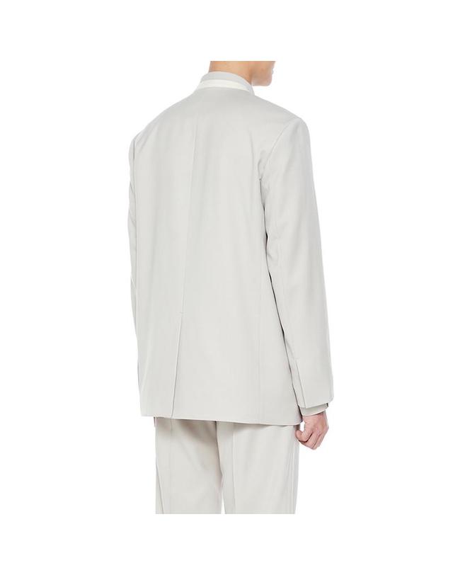 컴젠 [컴젠] 남성 클레이 울 블렌드 카라리스 자켓 착용컷