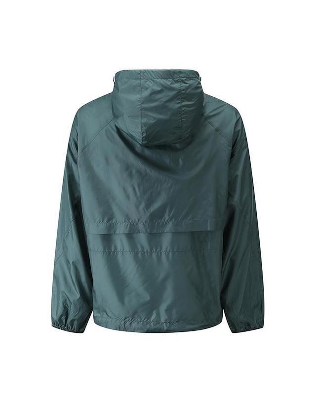 컴젠 [컴젠] 남성 패커블 후드 바람막이 GREEN 착용컷