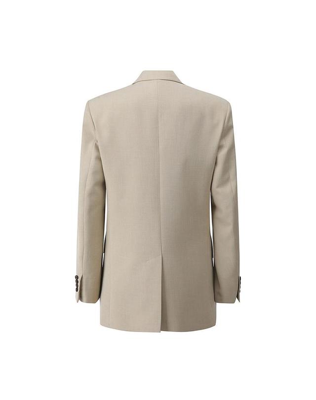 컴젠 [컴젠] 여성 테일러드 루즈핏 자켓 KHAKI BEIGE 착용컷