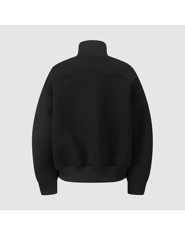 컴젠 [컴젠] 여성 네오플랜 하이넥 점퍼 BLACK 착용컷