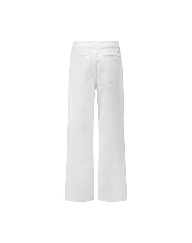 컴젠 [컴젠] 여성 화이트 데님 팬츠 WHITE 착용컷