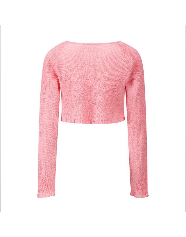 컴젠 [컴젠] 여성 볼레로 가디건 L PINK 착용컷