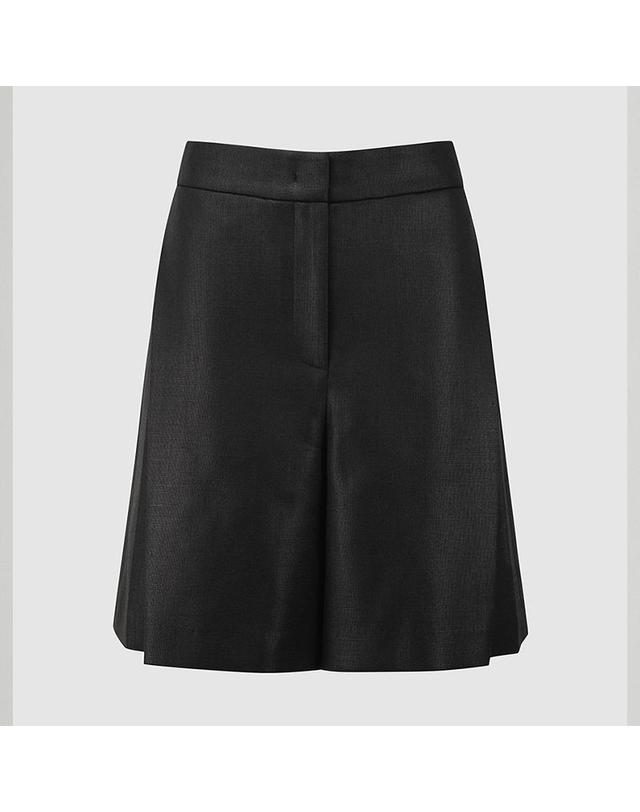 컴젠 [컴젠] 여성 사이드턱 레직기 숏 팬츠 BLACK 착용컷
