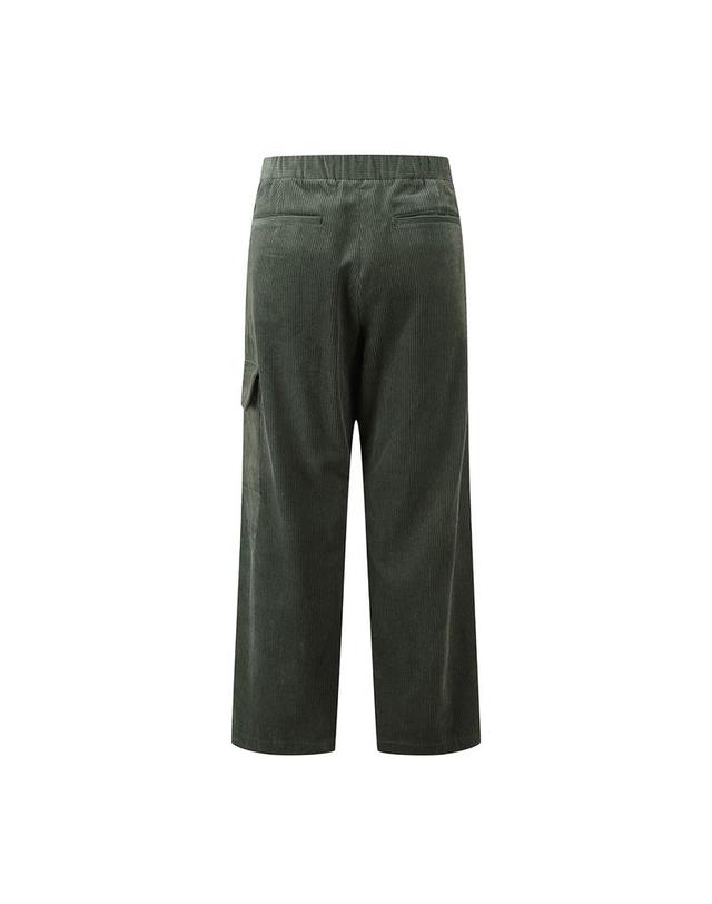 컴젠 [컴젠] 남성 코듀로이 카고 팬츠 D GREEN 착용컷