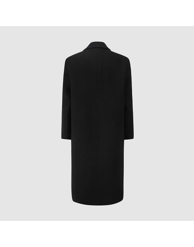 컴젠 [컴젠] 여성 테일러드 싱글 코트 BLACK 착용컷