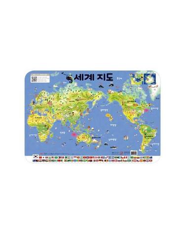 소리나는 벽그림 - 세계지도