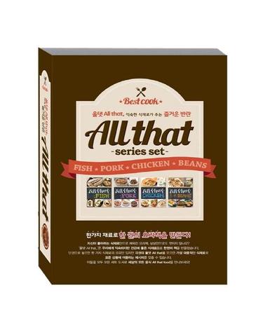 올 댓 시리즈 세트 - All that series Set, 전4권, 닭고기 돼지고기 생선 콩 두부로 할수 있는 모든 요리