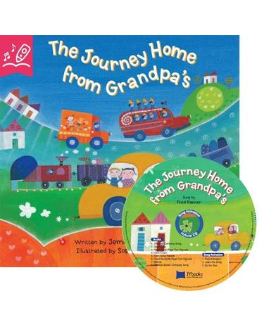 노부영 송 애니메이션 세이펜 The Journey Home from Grandpas (Paperback + Hybrid CD)