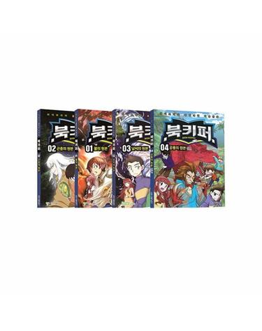 북키퍼 1-4권 세트 (전4권) - 라이브리아 융합과학 학습만화