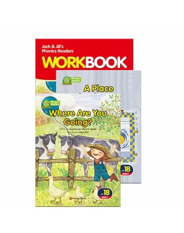 Jack and Jills Phonics Readers Set 18 - Where Are You Going? + A Place for the Cat