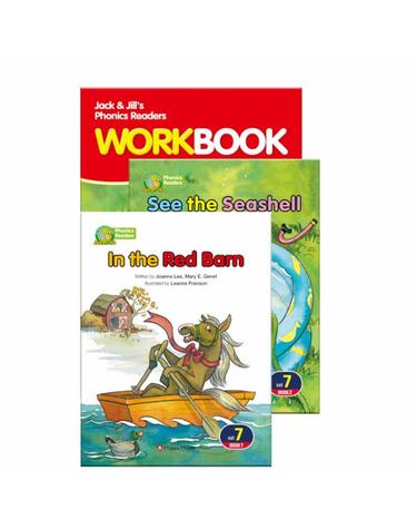 Jack and Jills Phonics Readers Set 7- In the Red Barn + See the Seashell