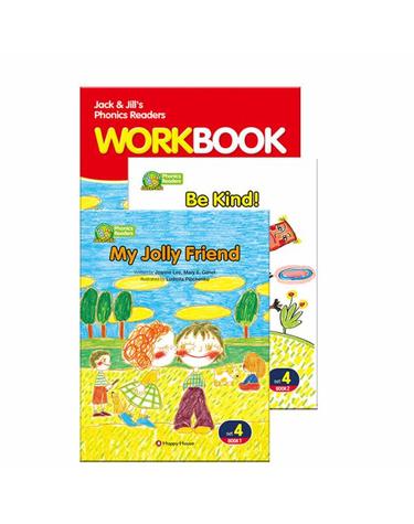 Jack and Jills Phonics Readers Set 4 - My Jolly Friend + Be Kind!