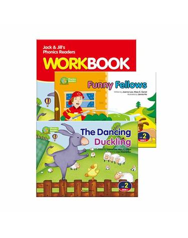 Jack and Jills Phonics Readers Set 2 - The Dancing Duckling + Funny Fellows