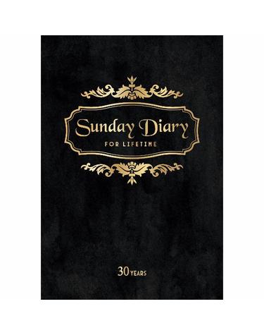Sunday Diary for lifetime For 30years