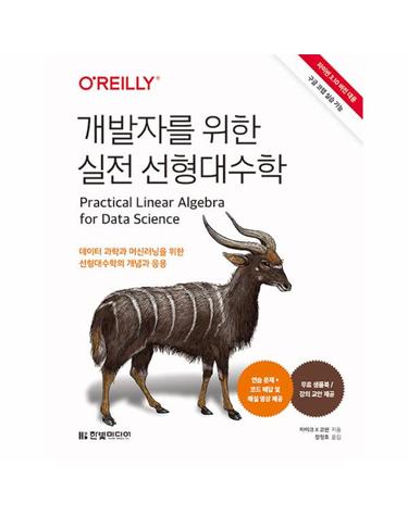 개발자를 위한 실전 선형대수학 - 파이썬 3.10 버전 대응, 구글 코랩 실습 가능