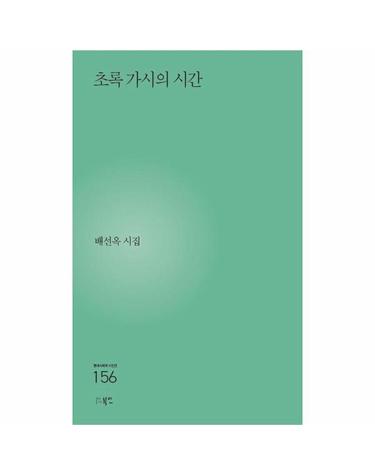 초록 가시의 시간 - 현대시세계 시인선 156