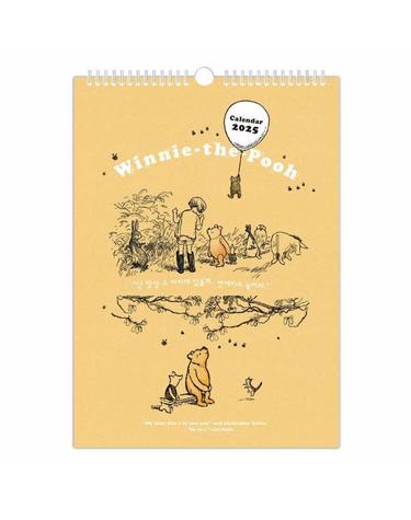 2025년 곰돌이 푸 내가 가장 좋아하는 날은 오늘이야 벽걸이달력 (A3)