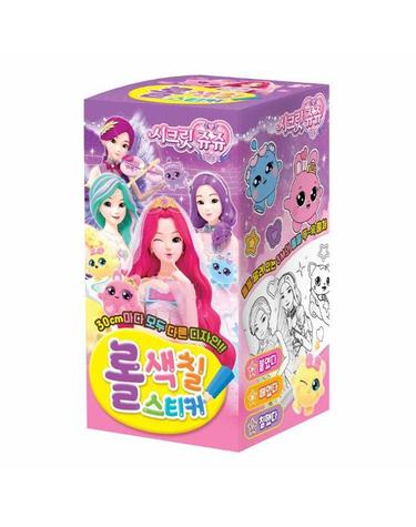 시크릿 쥬쥬 별의보석 롤 색칠스티커