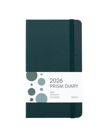 [인디고] 2026 프리즘 슬림 먼슬리 다이어리 (날짜형, 수첩형, 월간) - 포레스트