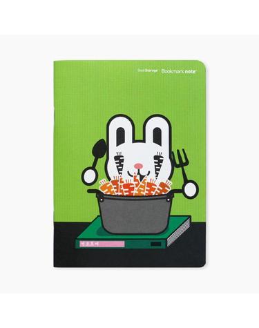 [북프렌즈] 북스토리지 북마크노트 토끼씨 - 먹보토끼