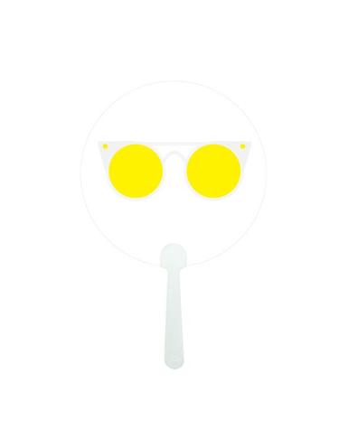 [북프렌즈] 셀피부채 - 노랑선글라스