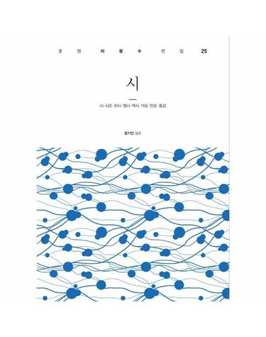 시 - 시·시조·한시·영시·역시·가요·민요·동요 - 춘원 이광수 전집 25 (양장)