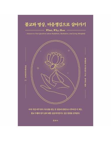 불교와 명상, 마음챙김으로 살아가기 - 대원불교문화총서 11