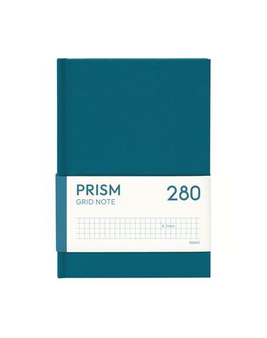 [인디고] 프리즘 280 모눈 양장 노트 (B6, 32절) - 피콕블루