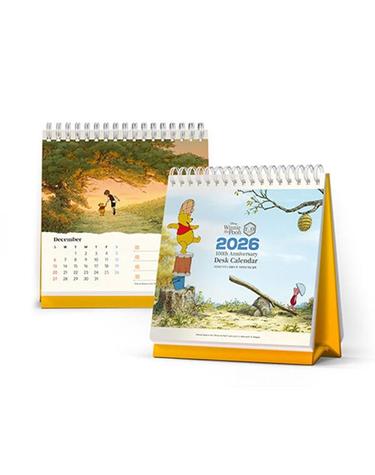 2026년 디즈니 곰돌이 푸 100주년 탁상 달력