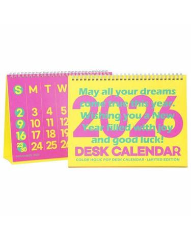 2026 컬러홀릭 팝 데스크 캘린더 (탁상달력) (스프링)