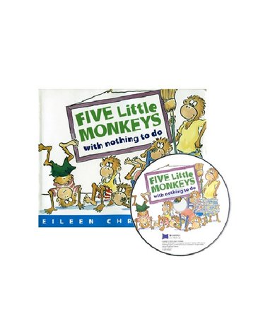 베오영 Five Little Monkeys with Nothing to Do (원서 & CD) (Paperback)