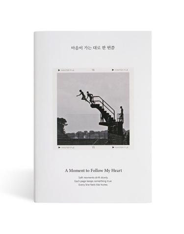 [인디고] 마음사진 6개월 먼슬리 다이어리, 포토 감성, 만년형 - 다이빙