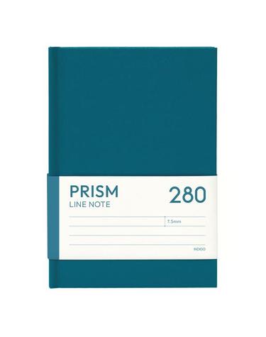 [인디고] 프리즘 280 라인 양장 노트 (B6, 32절) - 피콕블루