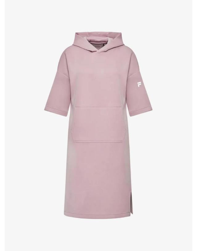 휠라 [해외직구] 26 FW 필라 boxy fit hooded mini dress FAW0229 TP460286557 착용컷