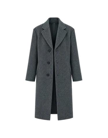 [해외직구] 26 FW 로우클래식 싱글 브레스티드 울 코트 LC254CO01CG099 TP459920540