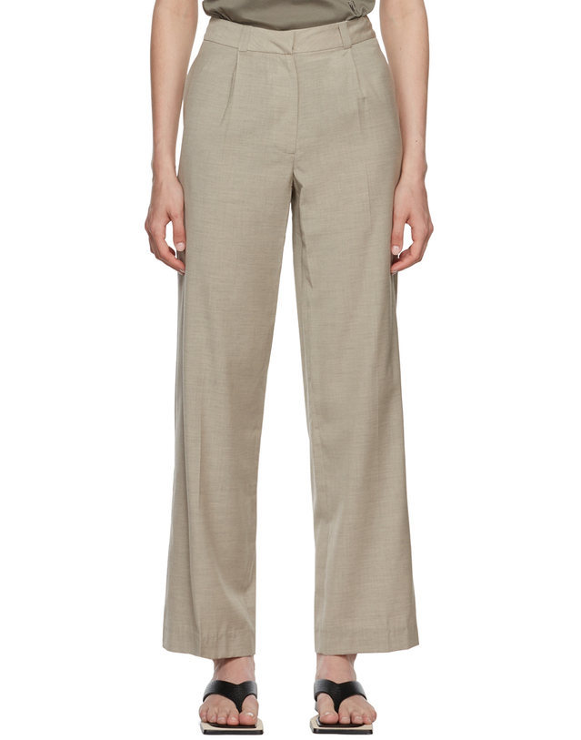 로우클래식 [해외직구] 22FW 로우 클래식 여성 캐주얼 팬츠 로우22PFTR01BEMELANGEBEIGE TP577403559 착용컷