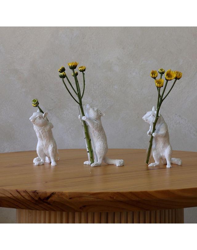 하오시 다람쥐 화병 시리즈 세트 / Chipmunk X VASE Series (3 set) 착용컷
