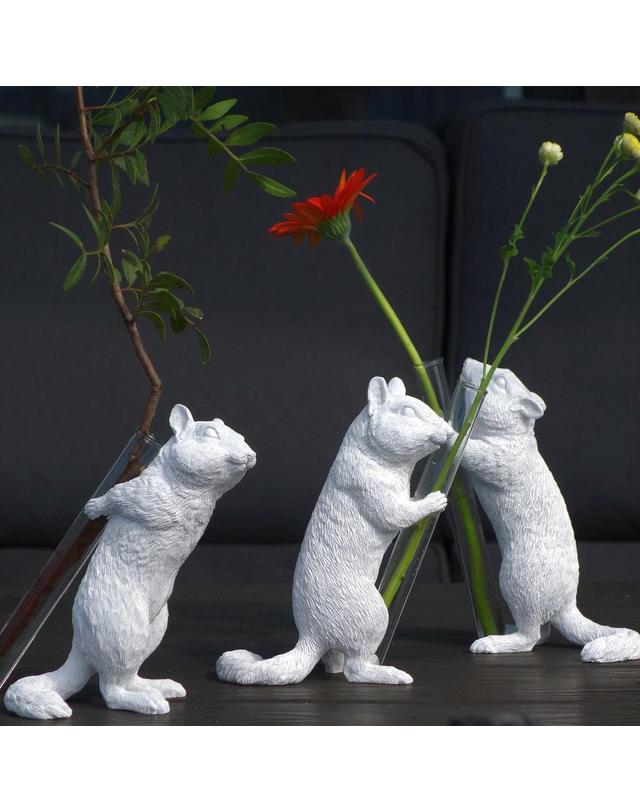 하오시 다람쥐 화병 시리즈 세트 / Chipmunk X VASE Series (3 set) 착용컷
