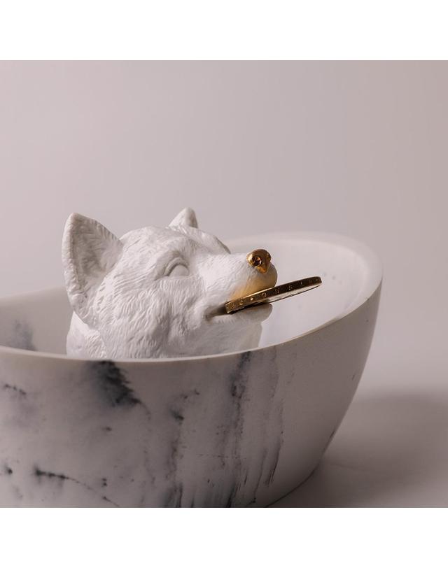 하오시 시바견 럭키 트레이 / Shiba Lucky Bowl 착용컷