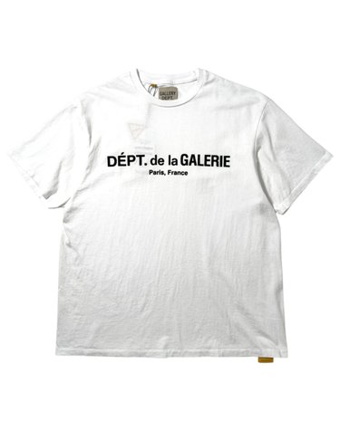 갤러리디파트먼트 26SS 프렌치 로고 럭스 반팔티셔츠 FRENCH LOGO LUX TOP036 CLEAN WHITE