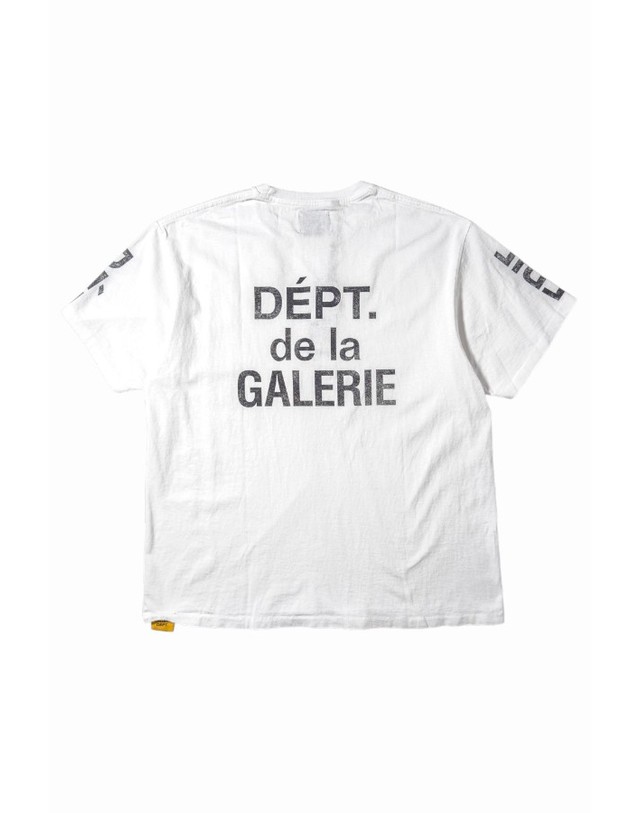 갤러리 디파트먼트 갤러리디파트먼트 26SS 프렌치 컬렉터 반팔티셔츠 FRENCH COLLECTOR TOP038 CLEAN WHITE 착용컷