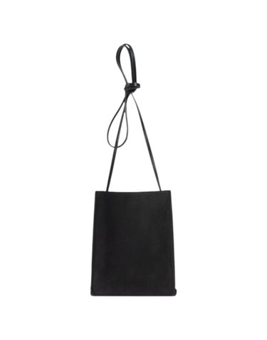 더로우 25SS 스몰 투 고 누벅 백 SMALL TO GO  W1779L81 BLACK ANS