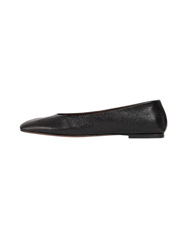 더로우 25FW 스퀘어 발레 플랫 슈즈 SQUARE BALLET F1598SL315 BLK