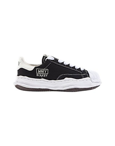 메종 미하라 야스히로 25FW 블레이키 로우 OG 솔 캔버스 스니커즈 BLAKEY A08FW735 BLACK