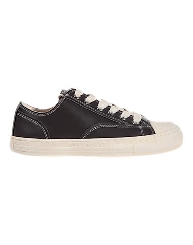 메종 미하라 야스히로 General Scale 패스트 솔 6 신세틱 로우탑 스니커즈 S10FW202 BLACK