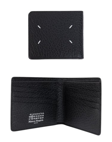 메종 마르지엘라 스티치로고 페블레더 넘버링로고 반지갑 SA1UI0016 P4455 T8013